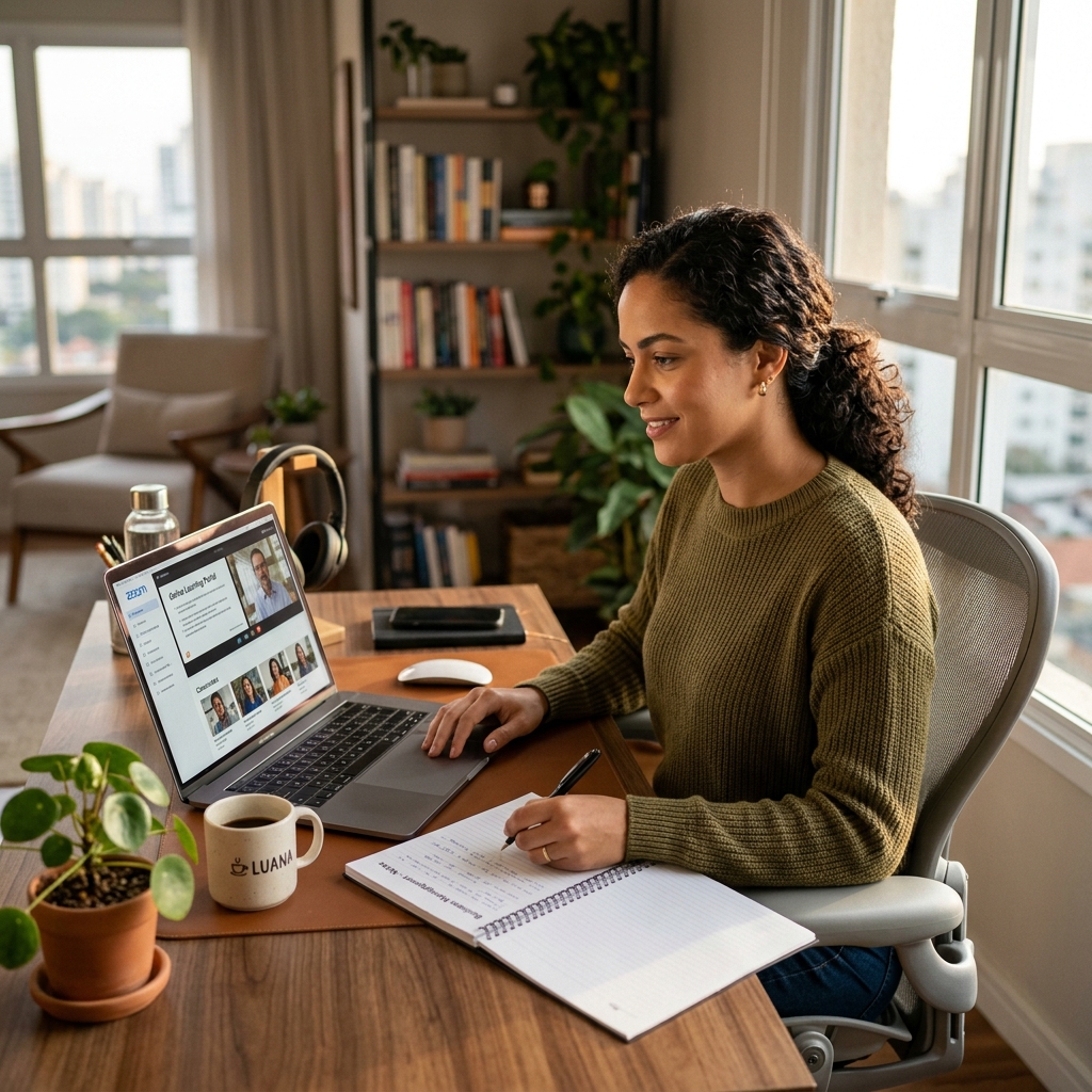 Aluno começando a aprender espanhol do zero com aula online